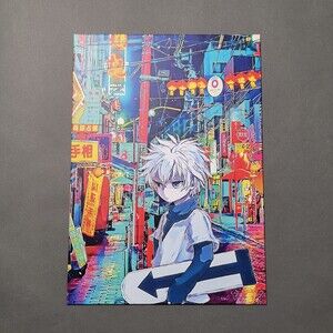 Displate Hunter x Hunter Killua Zoldyck Matte Metal Poster